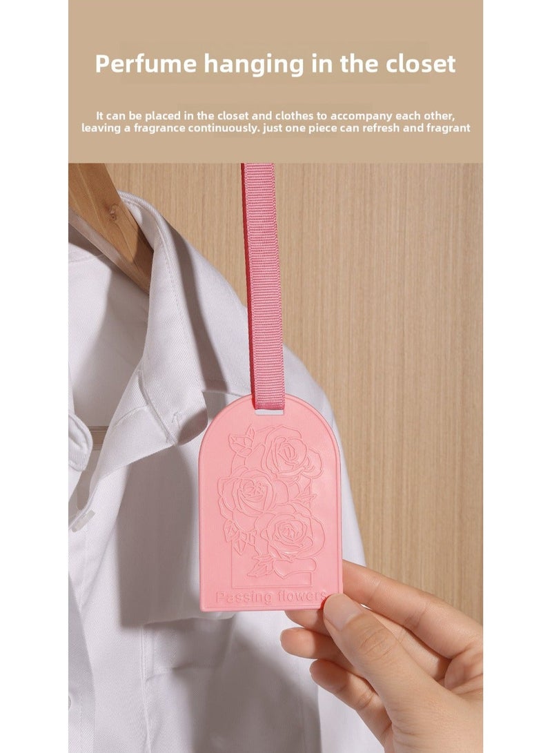 معطر هواء السيارة 4 قطع، العلاج العطري للسيارة، العلاج العطري للخزانة، العلاج العطري للمكتب، العلاج العطري للحمام - Image 1